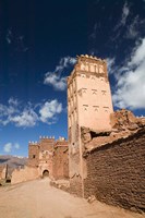 Telouet Village, Ruins of the Glaoui Kasbah, South of the High Atlas, Morocco Fine Art Print