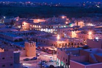 Night View of Town, Tinerhir, Morocco Fine Art Print