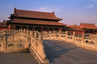 Traditional Architecture in Forbidden City, Beijing, China Fine Art Print