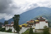 Trongsa Dzong in the Mountain, Bhutan Fine Art Print
