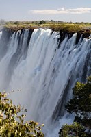 Victoria Waterfalls, Zambesi River, Zambia. Fine Art Print