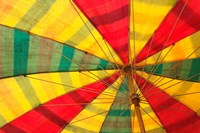 Umbrella patterns, Fuli Village market, Yangshuo, China Fine Art Print