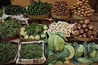 Vegetables for sale, street market, Luxor, Egypt Fine Art Print