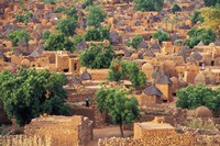 View of the Dogon Village of Songo, Mali Fine Art Print