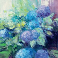 Bright Hydrangea III by Julia Purinton - various sizes - $29.99
