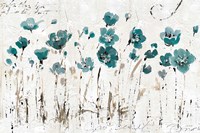 Abstract Balance VI Blue Fine Art Print