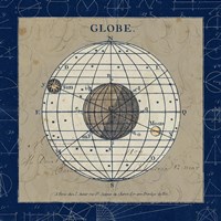 Globe Blue Fine Art Print