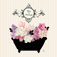 Bain du Jardin II no Border Fine Art Print