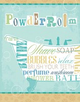 Bathroom Words Tub I Fine Art Print