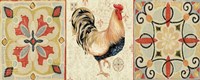 Bohemian Rooster Panel II Fine Art Print