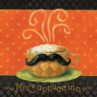 Cafe Moustache IV Square Fine Art Print