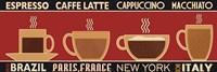 Deco Coffee Panel I Fine Art Print