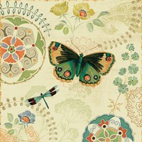 Folk Floral II Fine Art Print