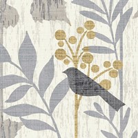 Garden Leaves Square IV Framed Print