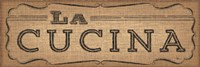 La Cuisine Burlap III Fine Art Print