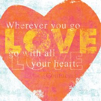 Letterpress Love Fine Art Print