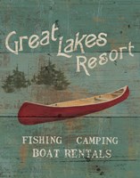 Lodge Signs III Fine Art Print