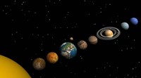 Planets of the solar system by Elena Duvernay - various sizes