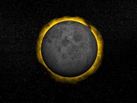 Total eclipse of the Sun Fine Art Print