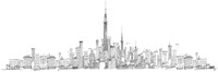 New York Skyline by Avery Tillmon - various sizes