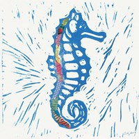 Sea Creature Sea Horse Color Fine Art Print