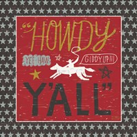 Southern Pride Howdy Yall Fine Art Print