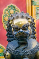 Bronze Lion, The Forbidden City, Beijing, China Fine Art Print