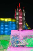 Close up of Snow Sculpture, Ice and Snow World Festival, China Fine Art Print