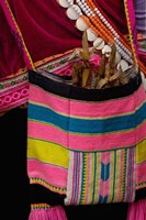 Black Lisu Woman near Fulong, Nujiang Prefecture, Yunnan Province, China Fine Art Print