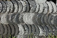 Ceramic Roof Tiles For Sale, Jianchuan County, Yunnan Province, China Fine Art Print