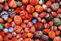 Painted glass souvenirs, Ming Tombs, China Fine Art Print