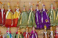 Crafts for sale, Jaisalmer Fort, Jaisalmer, India Fine Art Print