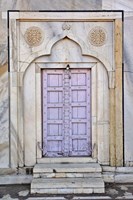 Lavender colored door, Taj Mahal, Agra, India Fine Art Print