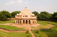 Peaceful Park, Isa Khan Tomb Burial Sites, New Delhi, India Fine Art Print