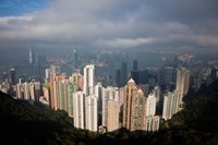 View From The Peak, Hong Kong, China Fine Art Print