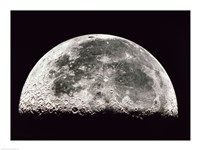 Close-up of a Half Moon Fine Art Print
