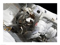 Maintenance on the International Space Station Fine Art Print
