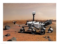 Concept of NASA's Mobile Robot for Investigating Mars - various sizes