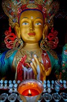 Maitreya Buddha at Thiksey Monastery, Leh, Ledakh, India Fine Art Print