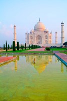 Taj Mahal Temple at Sunrise, Agra, India Fine Art Print