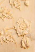 Floral Carving, Taj Mahal, Agra, Uttar Pradesh, India. Fine Art Print