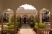 Hotel Kiran Villa Palace, Bharatpur, Rajasthan, India. Fine Art Print