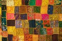 Colorful Carpet, Pushkar, Rajasthan, India Fine Art Print