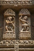 Details of Bas Relief of Orissa Dancers at Sun Temple, Konark, Orissa, India Fine Art Print