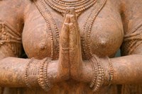 Hindu sculpture, Bhubaneswar, Orissa, India Fine Art Print