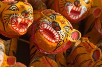 Tiger Toys, Puri, Orissa, India Fine Art Print