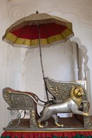 Sedan Chair of the Maharajah, Rajasthan, India Fine Art Print
