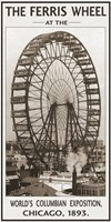 The Ferris Wheel, 1893 Framed Print