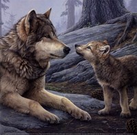 Brother Wolf (detail) Fine Art Print