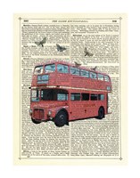 Butterfly London Bus Fine Art Print